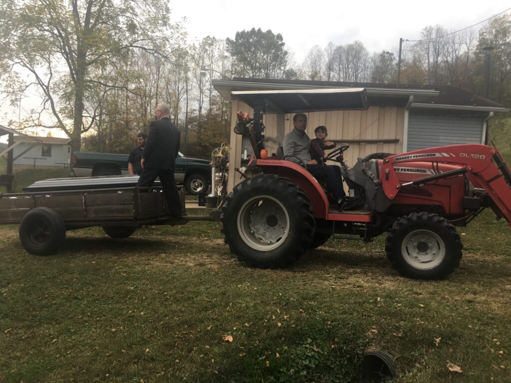 funerale del proprietario del cavallo