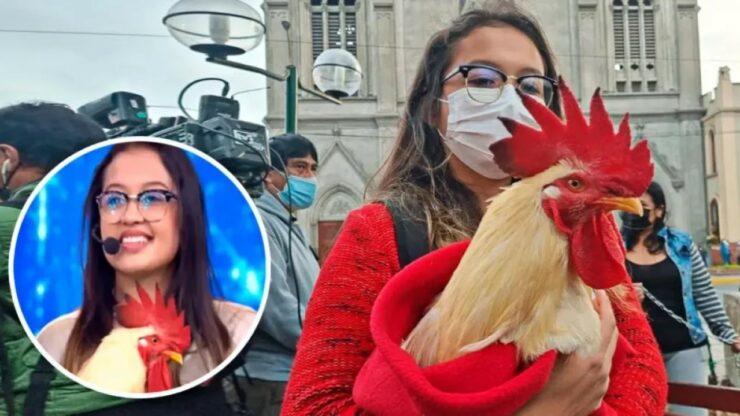 Raccoglie firme per salvare il suo gallo