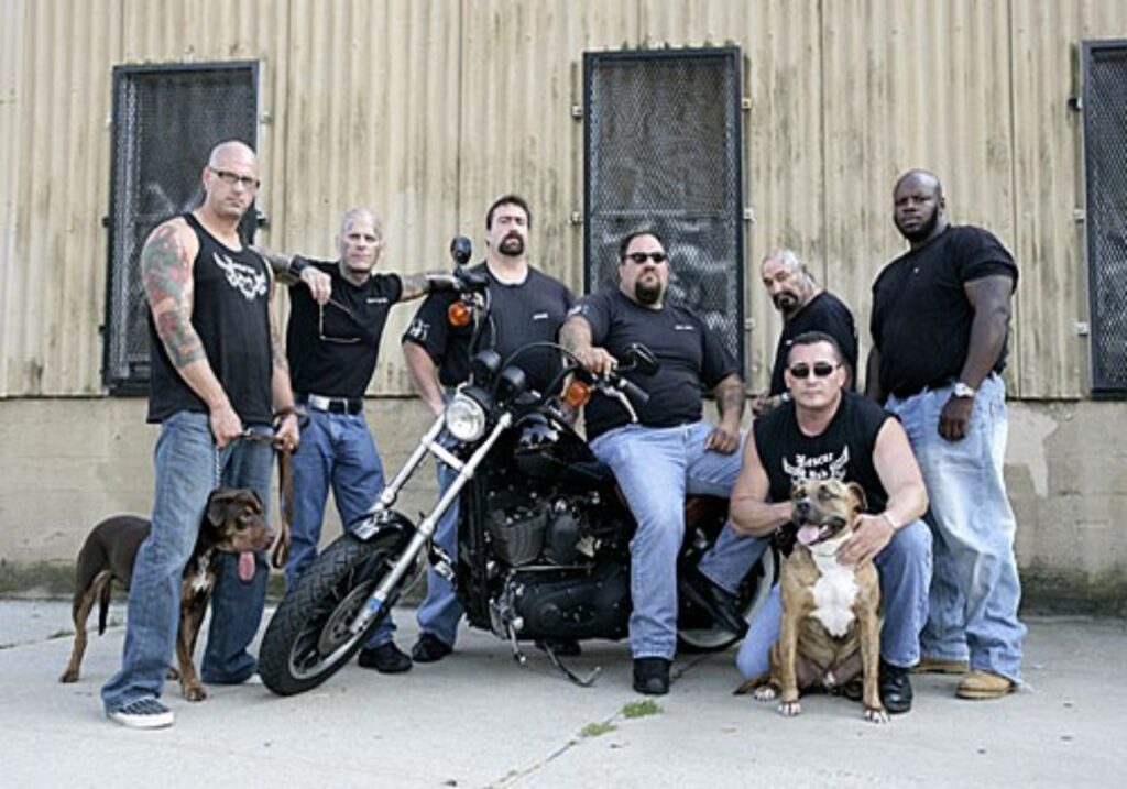 motociclisti con cani