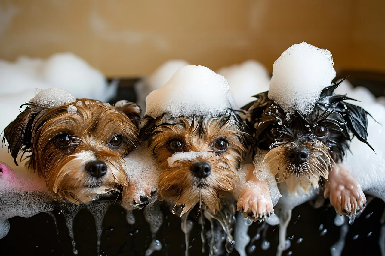 Cane fa il bagno: quando è il momento giusto?